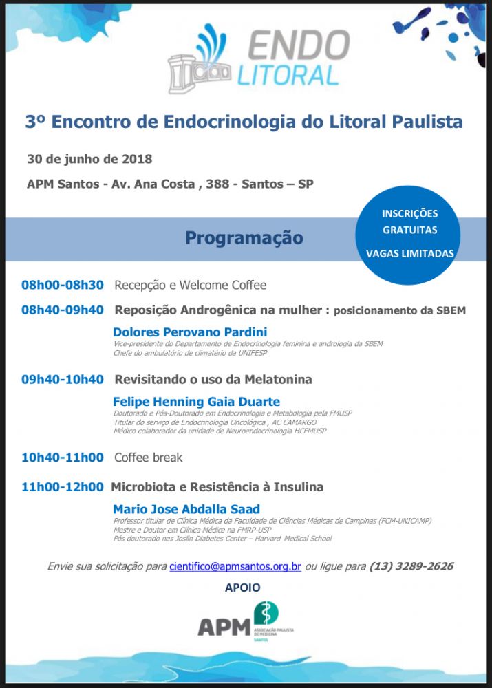 Leia mais sobre o artigo Já estão abertas as vagas para o ENDOLITORAL!